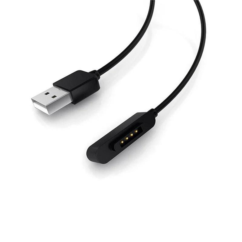 Черный кабель зарядное устройство Магнитная Быстрая зарядка для ASUS ZenWatch 2 USB Смарт часы модные горячие