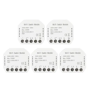 

Hidden Smart WiFi Switch Light Timer WiFi Switch DIY Module APP Remote Control Works with Amazon Alexa or Google Assistance