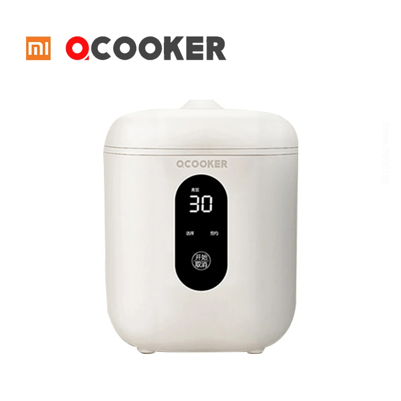 QCOOKER рисоварка XIAOMI 1 2 л портативный Электрический Ланч бокс для кухни