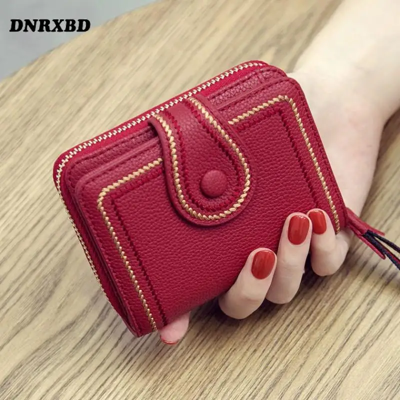

Women Wallet Clutch bag Hasp zipper Small Purse woven pattern Coin Pocket carteira feminina Wallets Card Holders monedero mujer