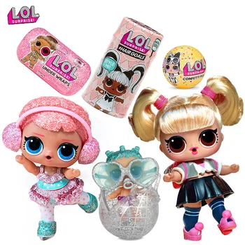 

Original LOL Dolls SURPRISE DIY LOL Dolls Ball With Genuine Box Puzzle Toys Capsule Girl Toy Surprise Egg Blind Box Winter Disco