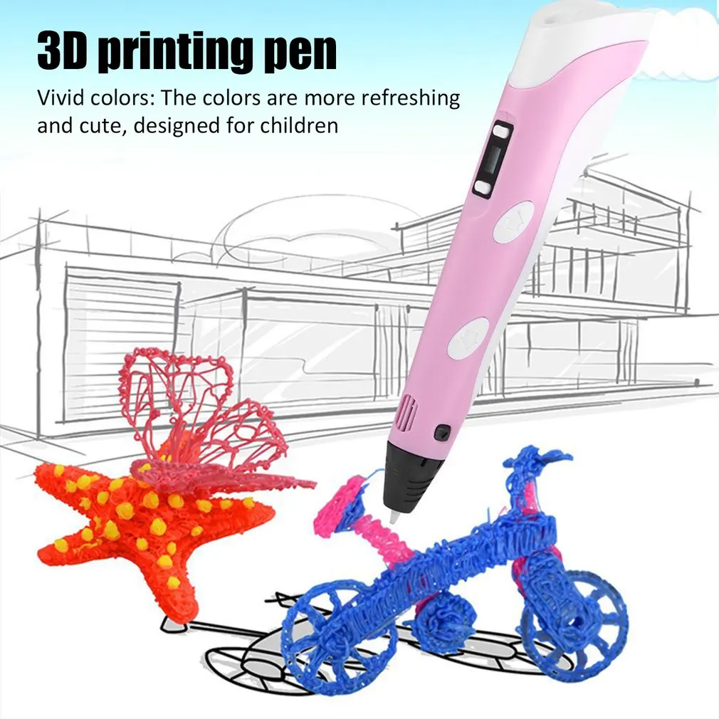 Креативная детская 3d-ручка для рисования, 3d-ручка для печати, обучающая игрушка для рисования, 3d-ручка, подарок на день детей
