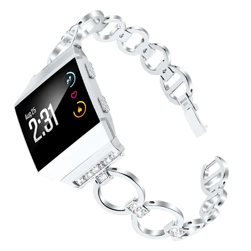 Легкие вентилируемые силиконовые спортивные часы Браслет для Fitbit Ionic Смарт часы Регулируемый сменный Браслет аксессуар