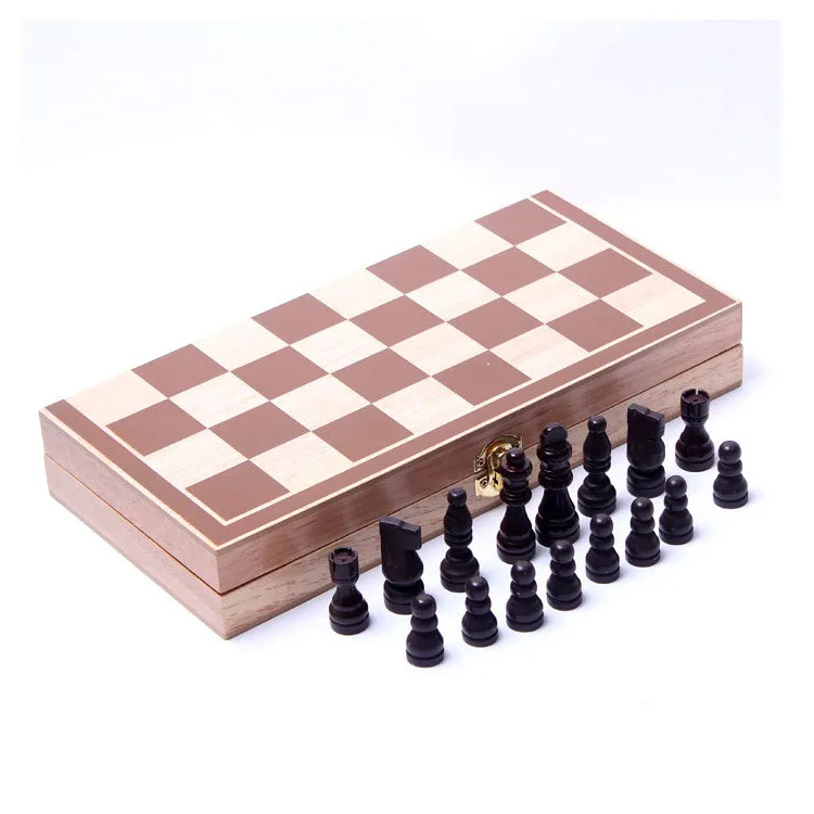 

High-grade solid wood stereo Chinese Chess chess rubber wood gifts