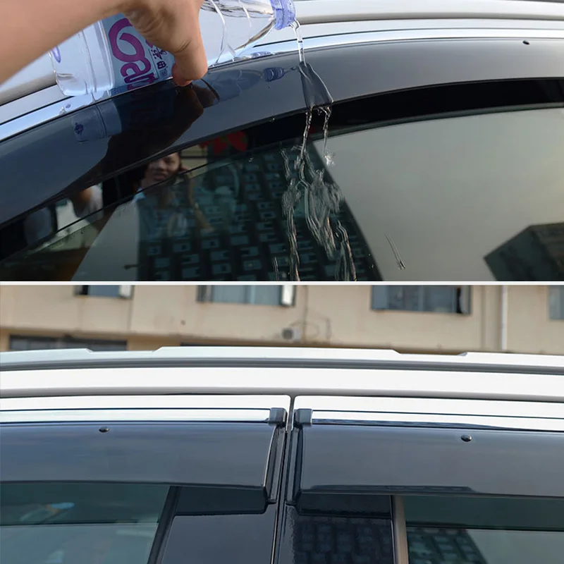 Rain shield Windows visor side wind window deflectors visor windshield on the windows accessories For Ford Everest 2015-2020