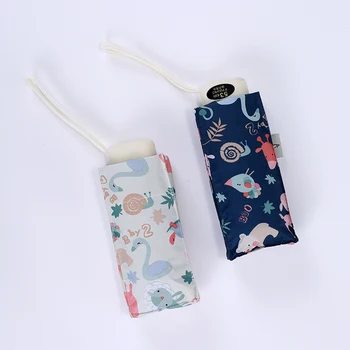 

Uv Protection Umbrella Rain Women Cartoon Capsule Windproof Sun Mini Folding Umbrella Regenschirm Rain Umbrellas QZH365