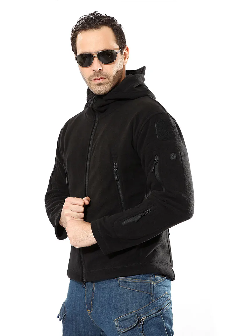 Tático ao ar Jaqueta de lã de Casca Esportes com Capuz Jletoli Militar Livre Mole Masculino Esporte Térmico Jaquetas Caminhadas Cabolsas 7 térmico esportes com capuz jaquetas caminhadas casacos