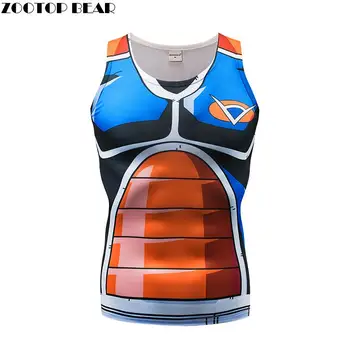 

Figure Tank Tops Men Anime Vest Dragon Ball Vest singlet Tops Waistcoat Fitness Bodybuilding 2018 Tight Streetwear ZOOTOP BEAR