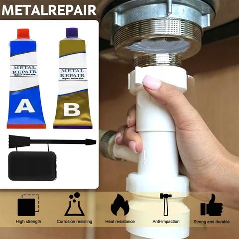 Repair Gel  A+B Glue Leakage Plugging Welding Glue Super Glue High-efficiency Adhesive Gel Glue Repairing Tools Adhesive