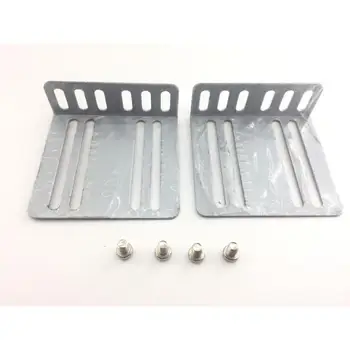

2 DIN Car Radio Installation Kit Mounting Accessories Holder 2 Bracket 4 Screw Quick Installation