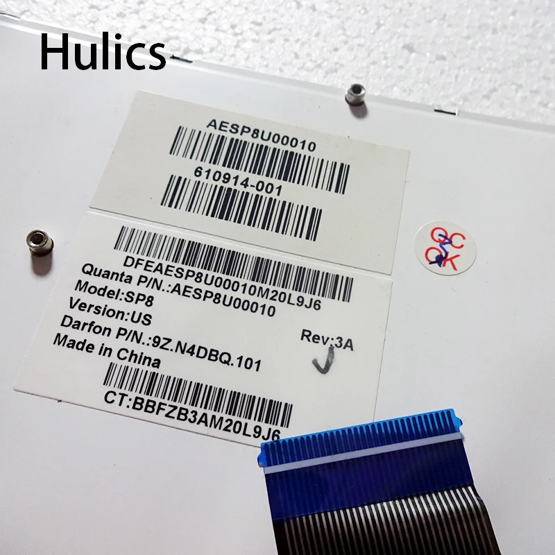 Hulics 610914-001 для hp Envy 17-1000 17-2000 Клавиатура для ноутбука американский английский