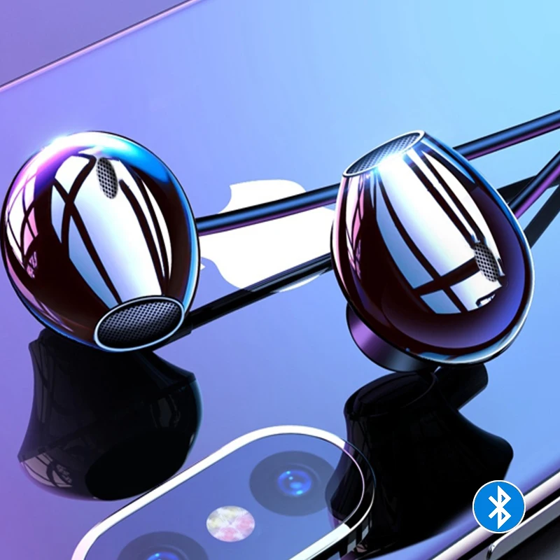 EARDECO металлический тяжелый бас Bluetooth наушники Беспроводной динамик стерео с