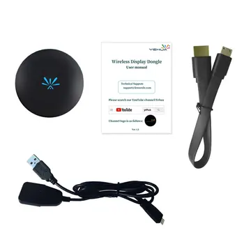 

Wifi Display Dongle Wireless Screen Mirroring Adapter Video Receiver Mini Display Receiver Hd Av