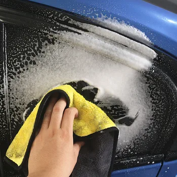 

1Pcs 30X30cm High Quality car cleaning towel For BMW 1 3 4 5 7 Series X1 X3 X4 X5 X6 E60 E90 F15 F30 F35 Car styling