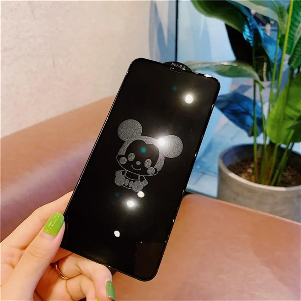 Блестящая невидимая полноэкранная пленка из закаленного стекла для iPhone 11 Pro MAX X XR Xs MAX 6 6s 7 8 Plus