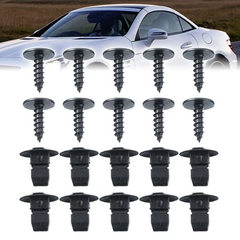 

10pcs/ser Plastic Car Auto TX25 Screws Expansion Nut Wheel Arch Liner Wheel Arch Clips Fit For SEAT Alhambra Accessories Parts