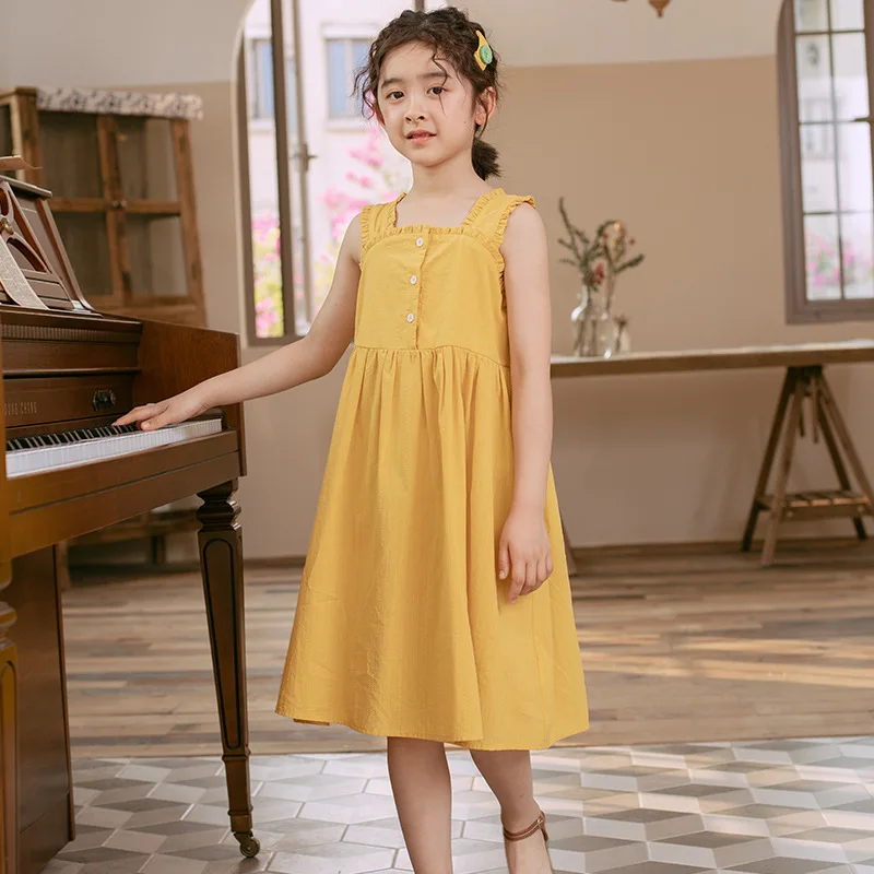 girls yellow sundress