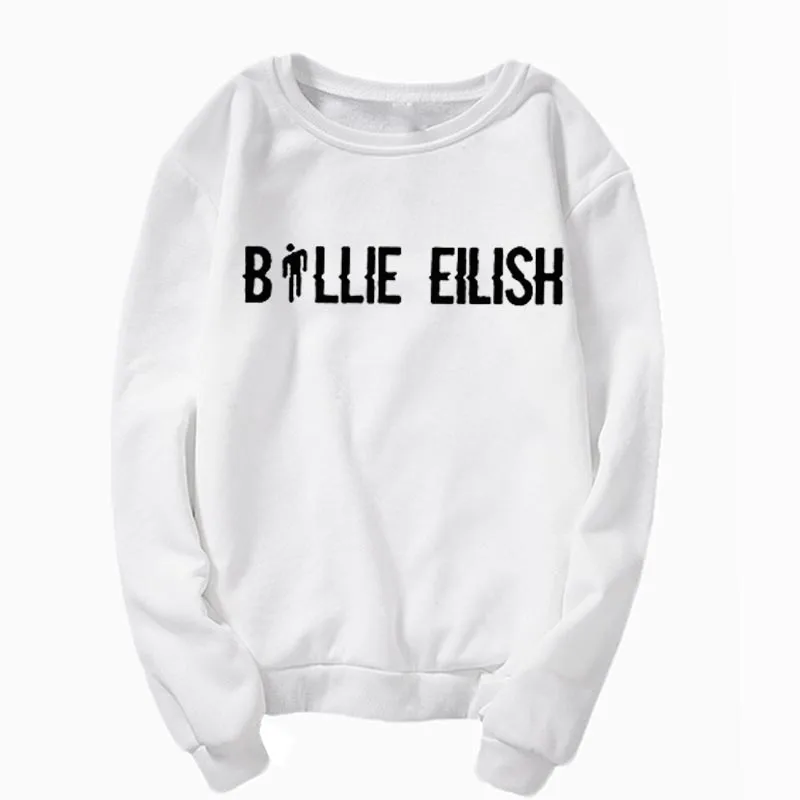  2020 Billie Eilish Funny hoodie Unisex Men Women Tops Plus Size Pastel Colors Sweatshirt camiseta h