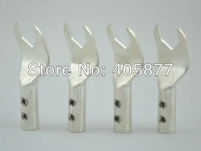 

Hi-End silver plated hifi Spade Plug 8pcs