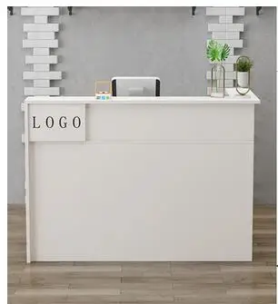 Modern cashier counter, small counter, clothing store, beauty salon, hairdressing salon, bar table, reception desk