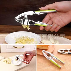 Stainless Steel Hand Pressing Type Chopper Pat Knife Cut Onion Cutter Vegetable Cracker Kitchen Multi-functional Ginger And Garl