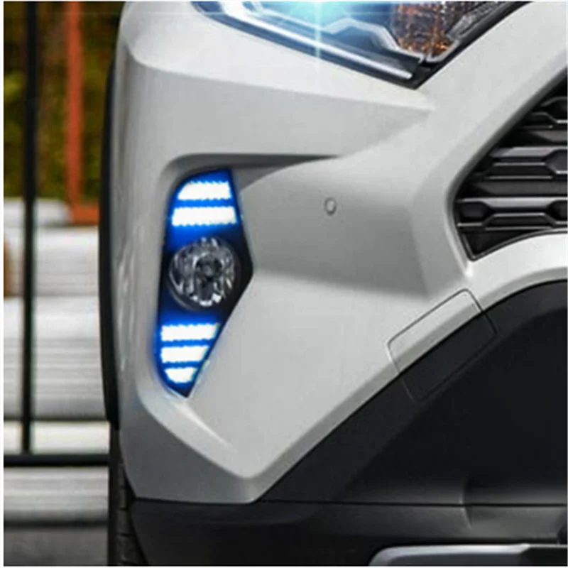 ����Ÿ RAV4 2019 2020 �ڵ��� �׼������� ���� ����� ���� ���õ� ���۰� �ִ� ��� LED �ְ� �����, 2 ��
