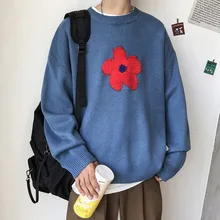 ##Special Price Winter Sweater Men's Warm Fashion Flower Embroidery O-neck Knit Pullover Men Loose Knitting Sweaters Male Sweter Clothes M-2XL ##Special Price Winter Sweater Men's Warm Fashion Flower Embroidery O-neck Knit Pullover Men Loose Knitting Sweaters Male Sweter Clothes M-2XL
