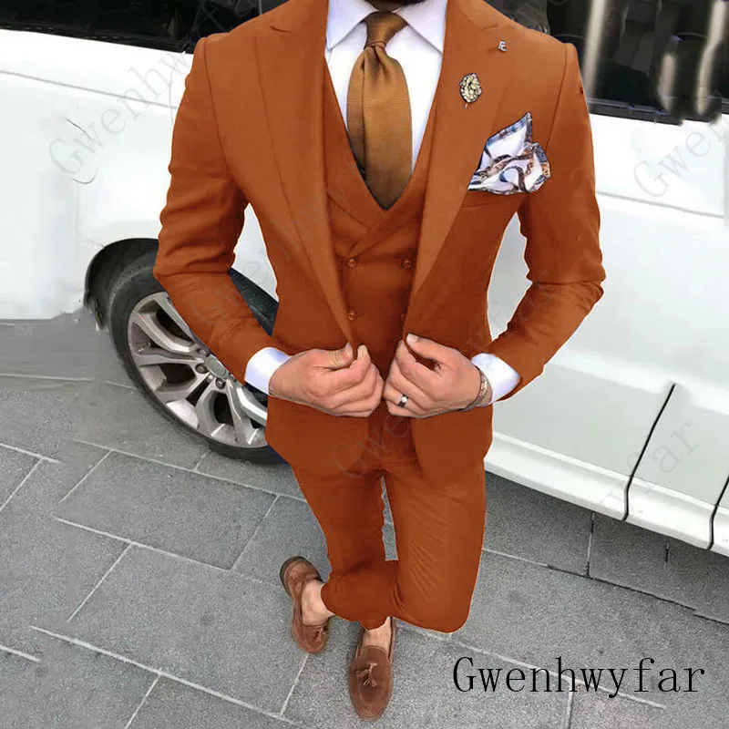 Thorndike Terno Masculino новейший дизайн пальто брюки темно-синие мужские свадебные костюмы мужские блейзеры смокинги для жениха мужской костюм
