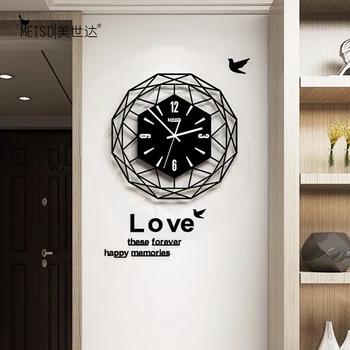

MEISD Quality Acrylic Wall Clock DIY Stickers Watch Wall Art Poster Decoration Horloge Quartz Silent Living Room Home Decor Sale