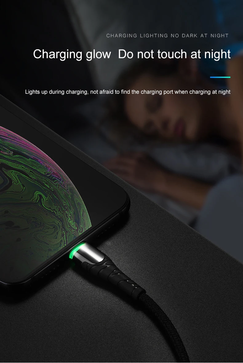 USB C кабель светодиодный Micro USB кабель для быстрой зарядки для Samusng Xiaomi type C зарядный адаптер Шнур для передачи данных для мобильного телефона Microusb