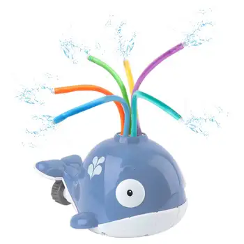 

Swimming Home Lawn Water Sprinkler Toy Pets Whale Shape Bathroom For Kids Toddlers Family Outdoor Play Shower Game Cartoon