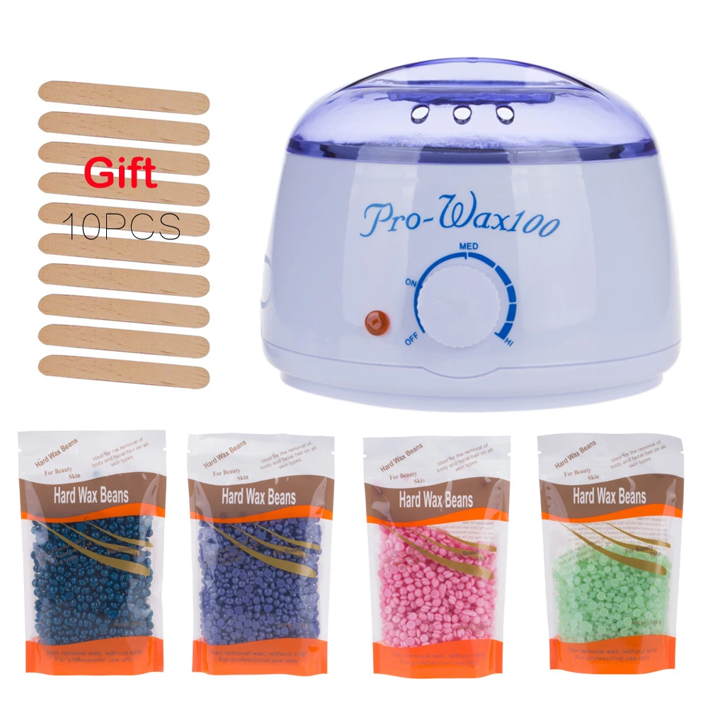 

Wax Warmer Heater Paraffin Feet Hand Epilator Electric Wax Warmer Machine Body SPA Salon Hair Removal with Wax Beads 100W