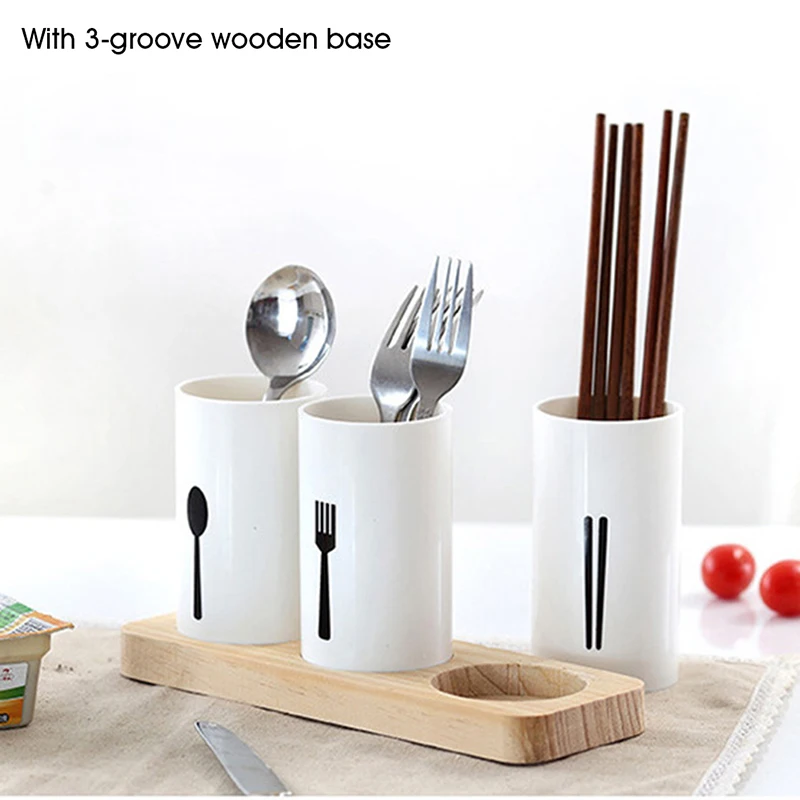 Spoon Holder Drain Rack Desktop Tableware Storage Rack Spoons Knife Storage Box Wooden Table Cutlery Container Kitchen Organizer 19 Spoon Holder Drain Rack Desktop Tableware Storage Rack Spoons Knife Storage Box Wooden Table Cutlery Container Kitchen Organizer