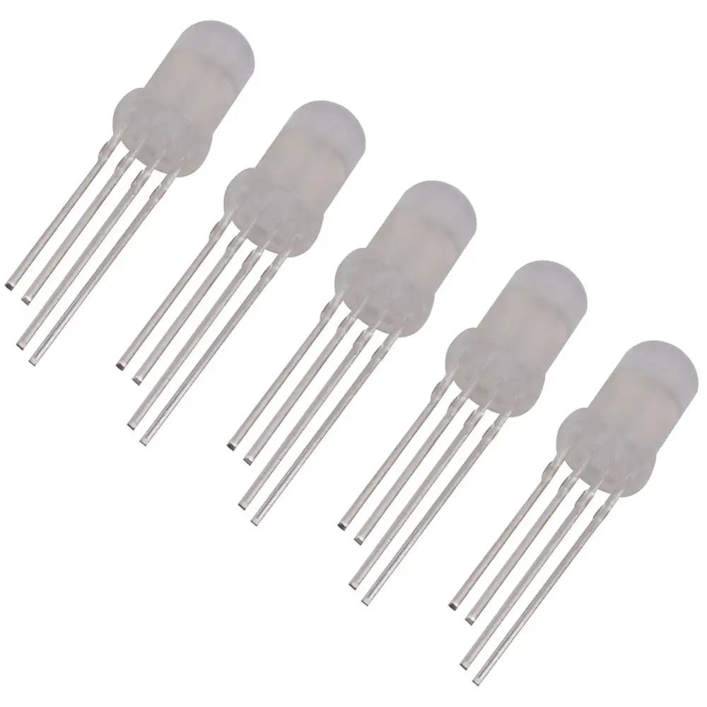 Лучшая цена 2 ~ 1000 шт. IC APA106 F5 5 мм F8 8 круглый RGB Полноцветный Neo pixel Arduino матовый