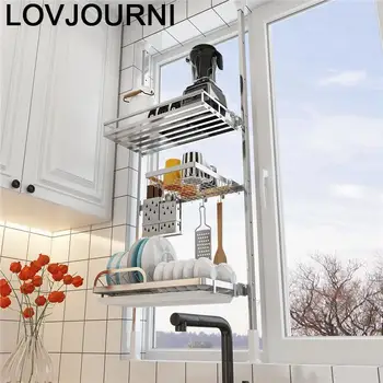 

Cosinha Dish Drainer Cuisine Organisateur Afdruiprek Stainless Steel Mutfak Cocina Organizador Kitchen Storage Rack Holder