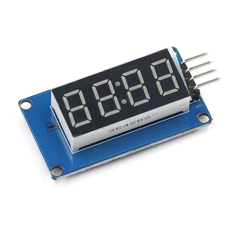 Модуль светодиодного дисплея TM1637 для Arduino 7 сегментов 4 бита 1 5 дюймовые часы