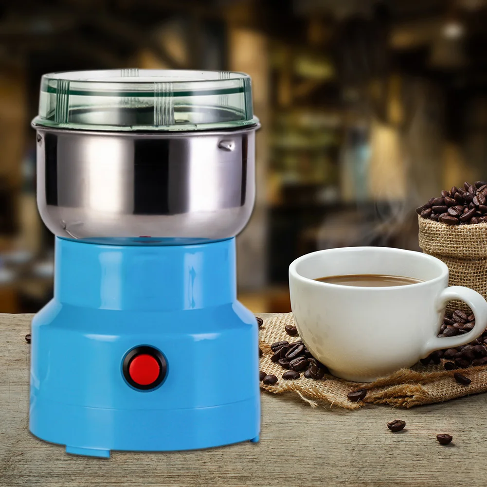 Mini molinillo de café multifunción para el hogar, máquina eléctrica portátil de molienda de granos y hierbas, trituradora de polvo, 250W