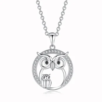 

1Pcs Fashion New Owl Necklace Hollow Owl Necklace Pendant Cute Gift For Women