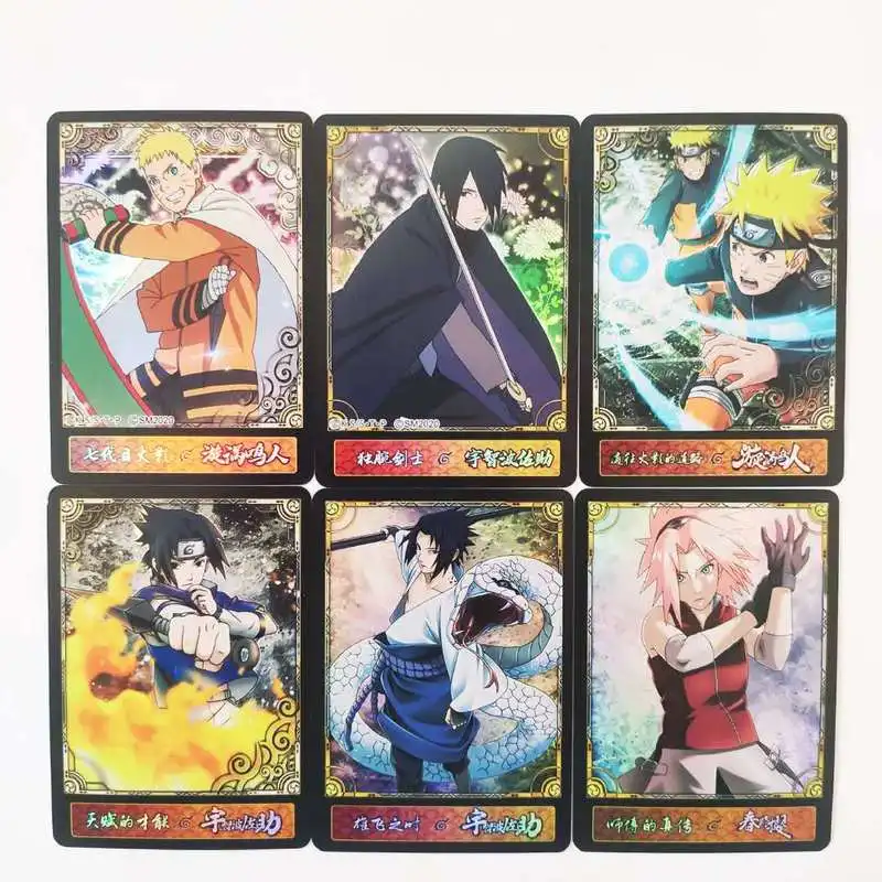 55 шт./компл. Uchiha Sasuke ObitoJiren Сращивание карты игры экшн игрушки фигурки Памятная