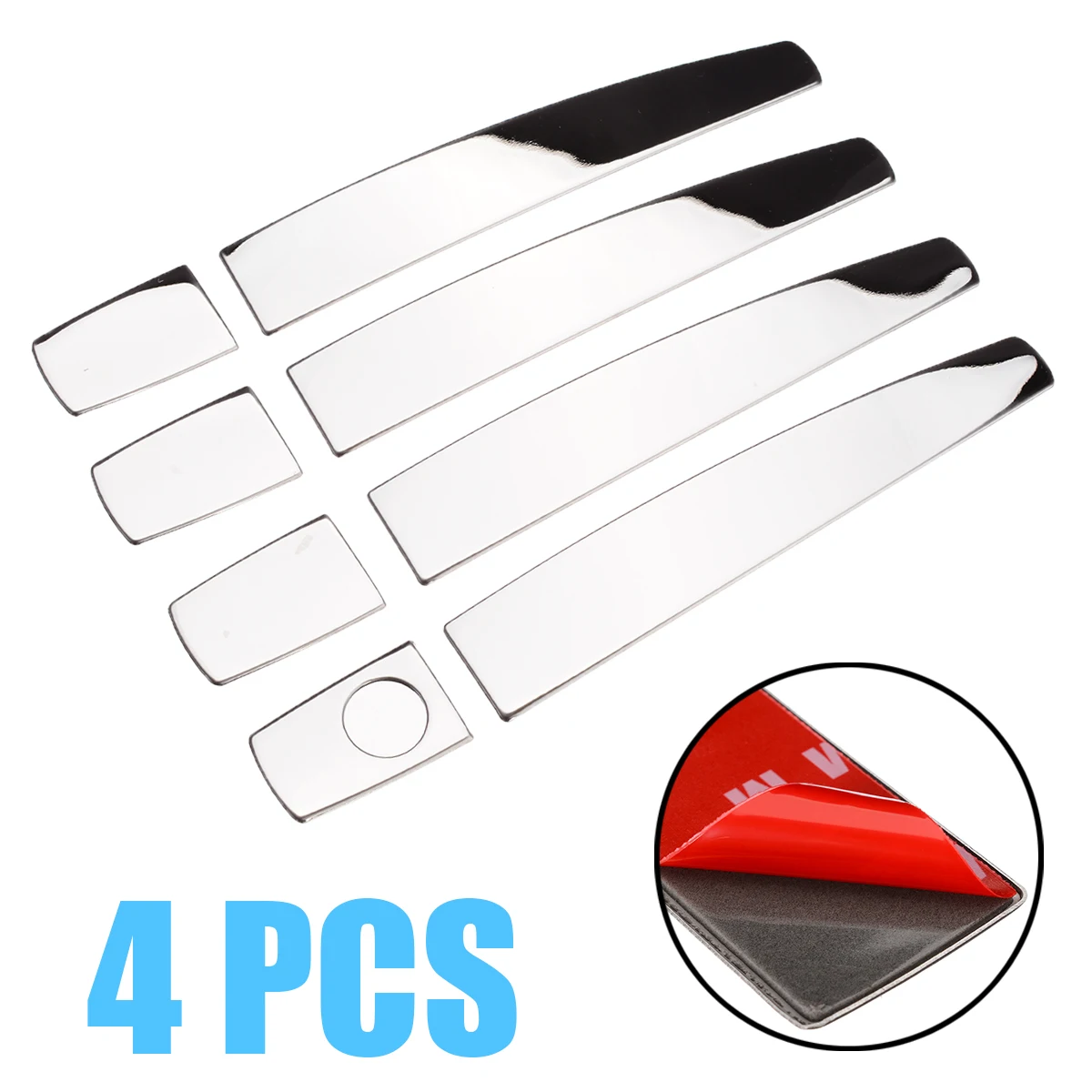 1set Chrome Door Handle Cover Trim For Vauxhall Opel Astra H J Antara Zafira Insignia MOKKA CORSA D MERIVA