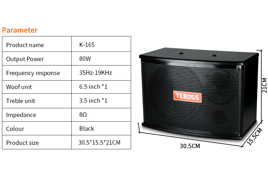 Oupushi профессиональная карточная посылка, динамик, Bluetooth, домашний караоке, усилитель с 2 динамиками для сцены и семейного KTV