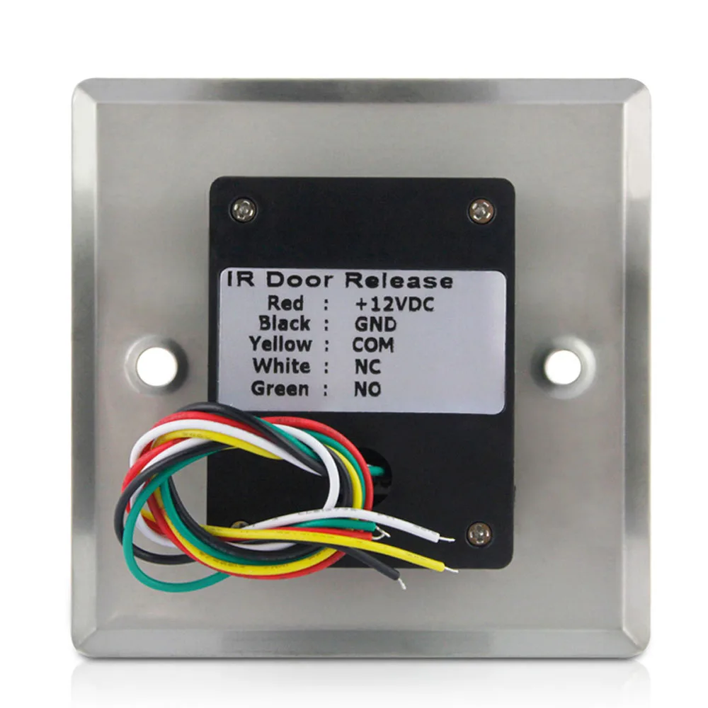 Infrared Sensor Switch No Touch Contactless Door Release Exit Button with LED In