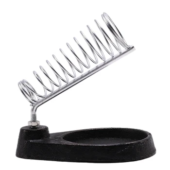 

Top-Soldering Solder Iron Metal Stand Holder Black Base