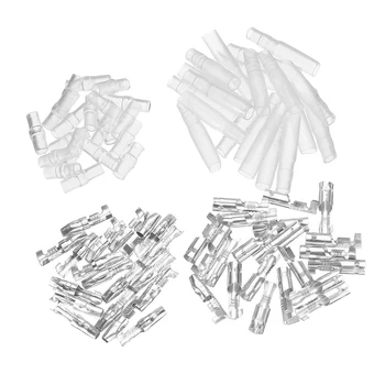 

200Set 4.0 Bullet Terminal Car Electrical Wire Splitter Connector 4mm Dia