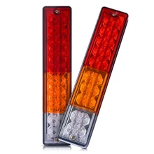 

2pcs 10-30v 20leds ATV Trailer Truck LED Tail Light Car Trailer Taillight Reversing Running Brake lamp Rear Lights