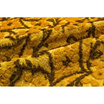 

Handmade Yellow Vintage Turkish Carved Area Rug 172x273 Cm-5'8''X8'11''