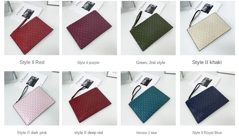 2021 New Luxury Brand CH Clutch Unisex High-quality CH Letter Pattern Clutch luxury envelope leather business clutch purse 2021 New Luxury Brand CH Clutch Unisex High-quality CH Letter Pattern Clutch luxury envelope leather business clutch purse