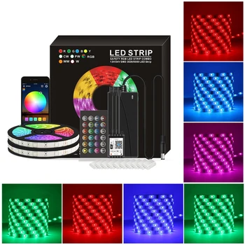 

5M/10M Smart LED Strip Light 5050 RGB 300 LEDs Color Changing WIFI Controller High Quality