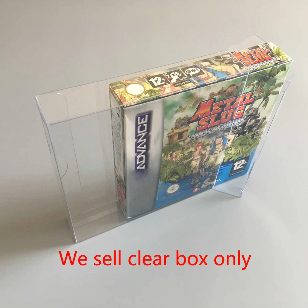 Scatola Trasparente Trasparente Di Alta Qualità Per Gba Versione Usa Display Per Carte Da Gioco Scatola Protettiva In Plastica Per Animali Domestici