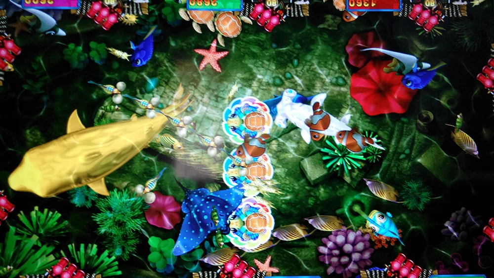 Arcade Shooting Game Machine Host Accessories for 6-10 Players Description Image.This Product Can Be Found With The Tag Names Board Game, Fish hunter game machine, Sports Entertainment